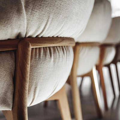 freifrau | marie armchair | maple 202 + wooden frame