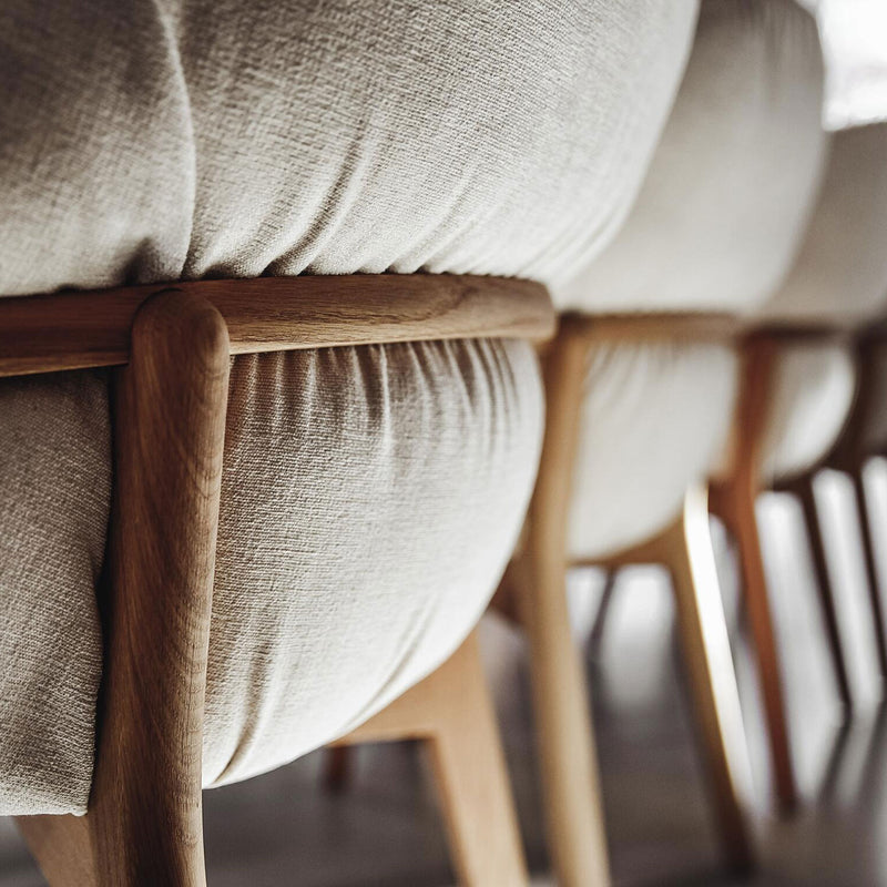 freifrau | marie armchair | maple 202 + wooden frame