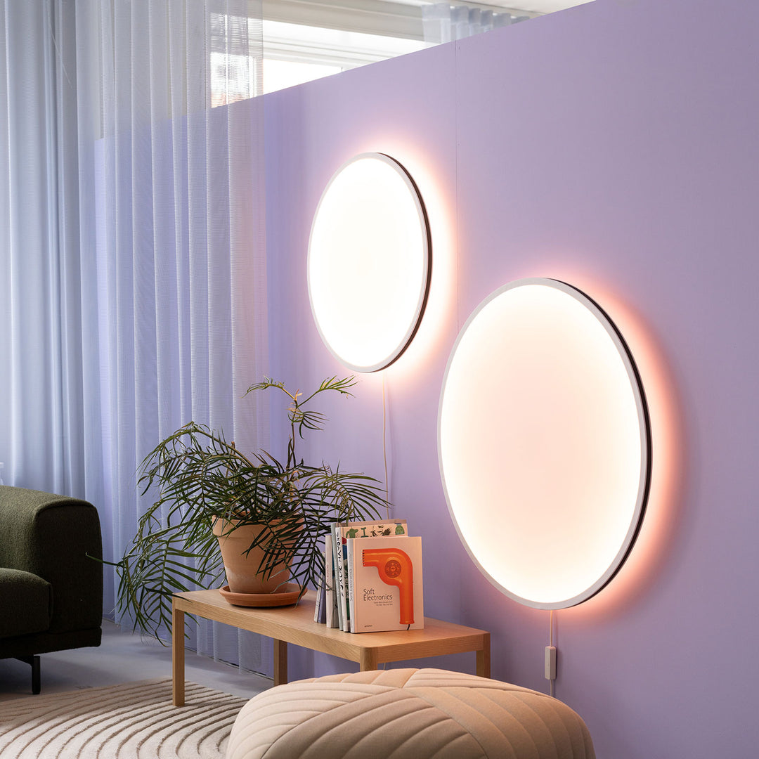 muuto | calm wall lamp | 90 cm | white grey