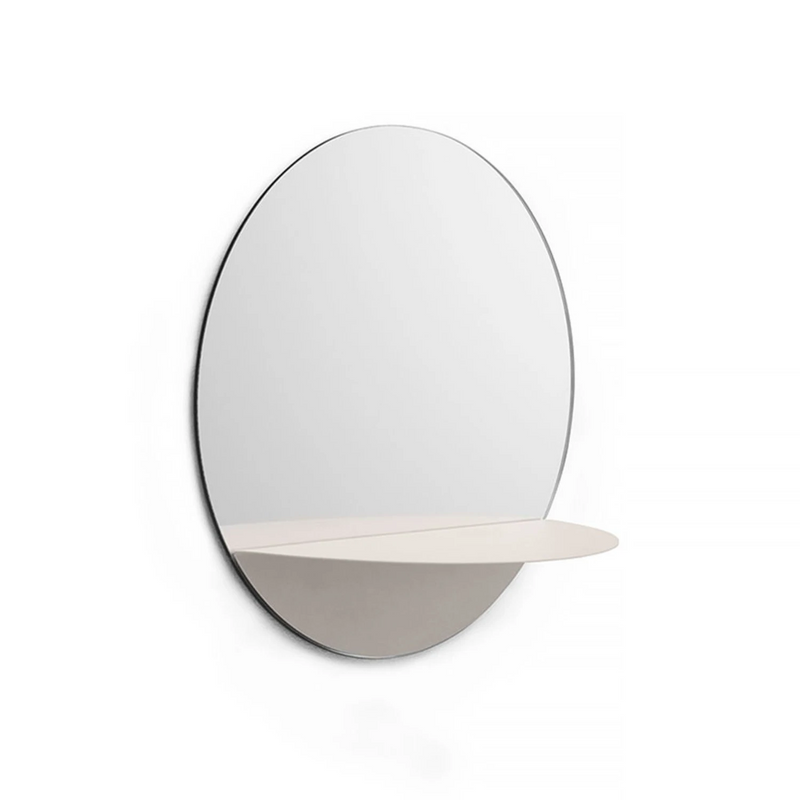 normann copenhagen | horizon mirror round | white