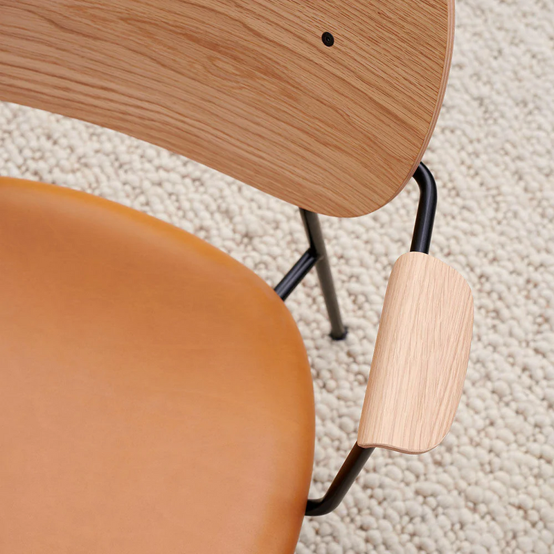 audo copenhagen (menu) | co lounge chair | natural oak + leather
