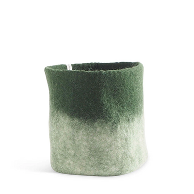 aveva | flower pot 18 | wool cover | moss green large - LC