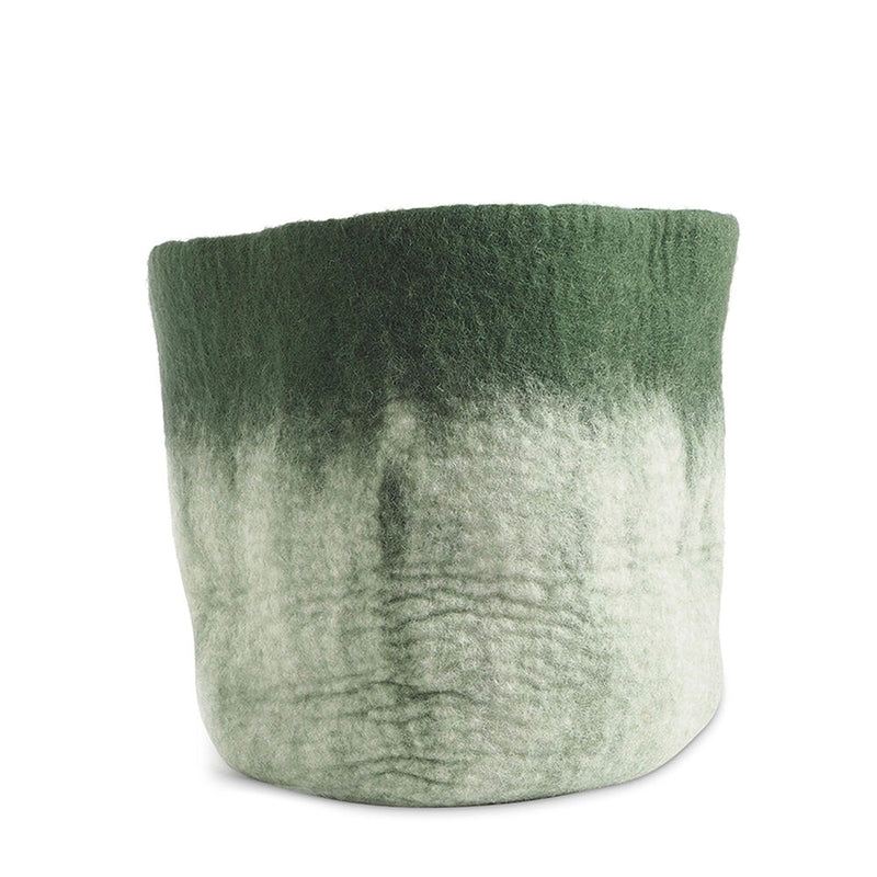 aveva | flower pot 18 | wool cover | moss green extra large - LC
