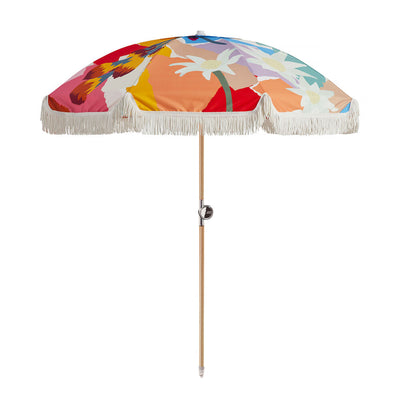 basil bangs | premium beach umbrella | wildflowers 21 - LC