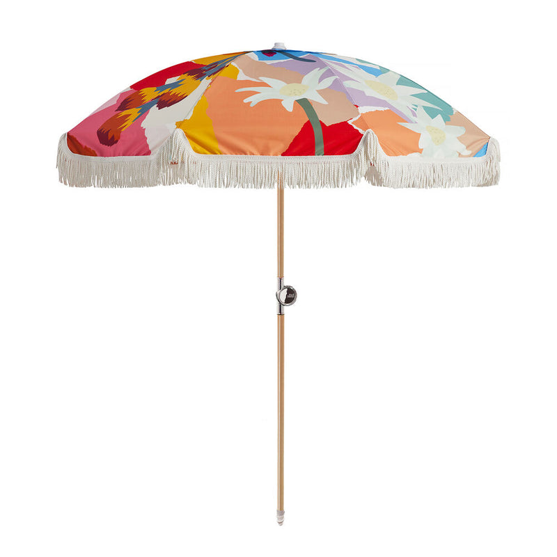 basil bangs | premium beach umbrella | wildflowers 21 - LC