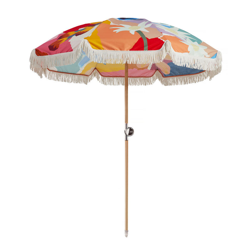 basil bangs | premium beach umbrella | wildflowers 21 - LC