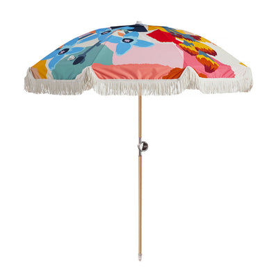 basil bangs | premium beach umbrella | wildflowers 21 - LC