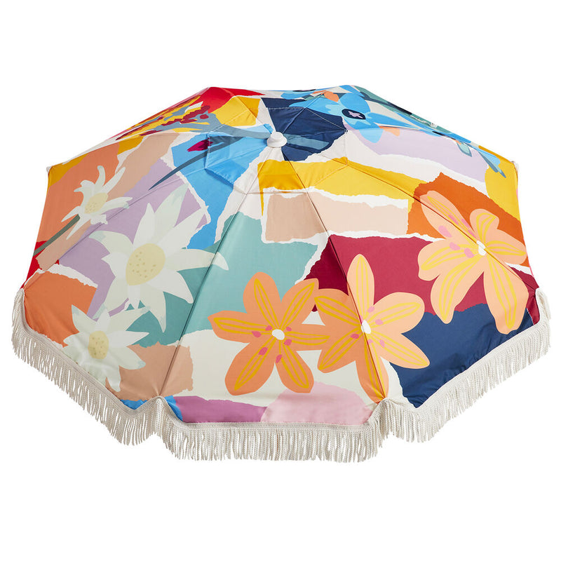 basil bangs | premium beach umbrella | wildflowers 21 - LC