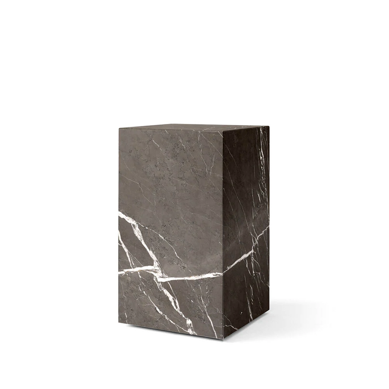 audo copenhagen (menu) | plinth tall | grey kendzo marble