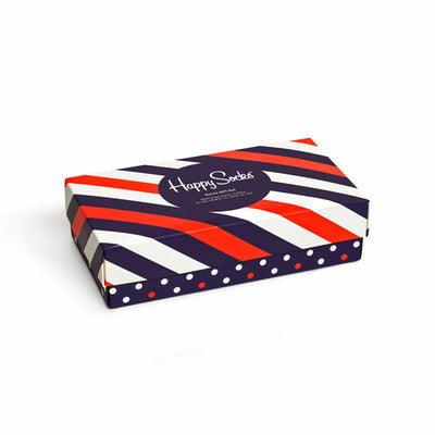 happy socks | gift set - navy | size 41-46 - 3 pack