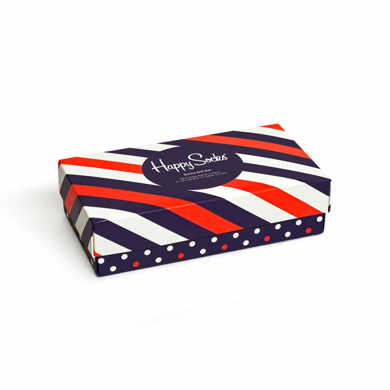 happy socks | gift set - navy | size 41-46 - 3 pack