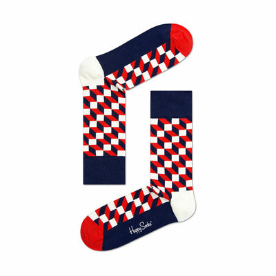 happy socks | gift set - navy | size 41-46 - 3 pack