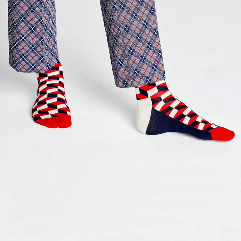 happy socks | gift set - navy | size 41-46 - 3 pack