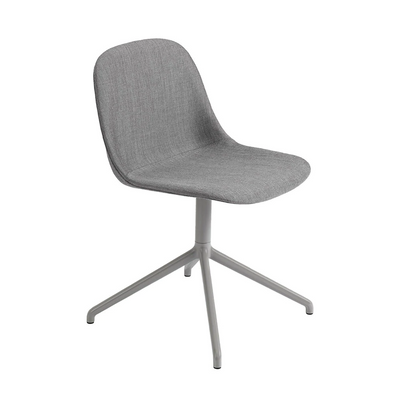 muuto | fiber side chair | swivel base | remix 133 + grey