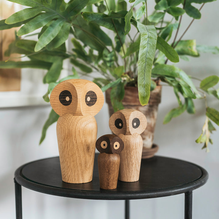 architectmade | wooden owl | large natural oak