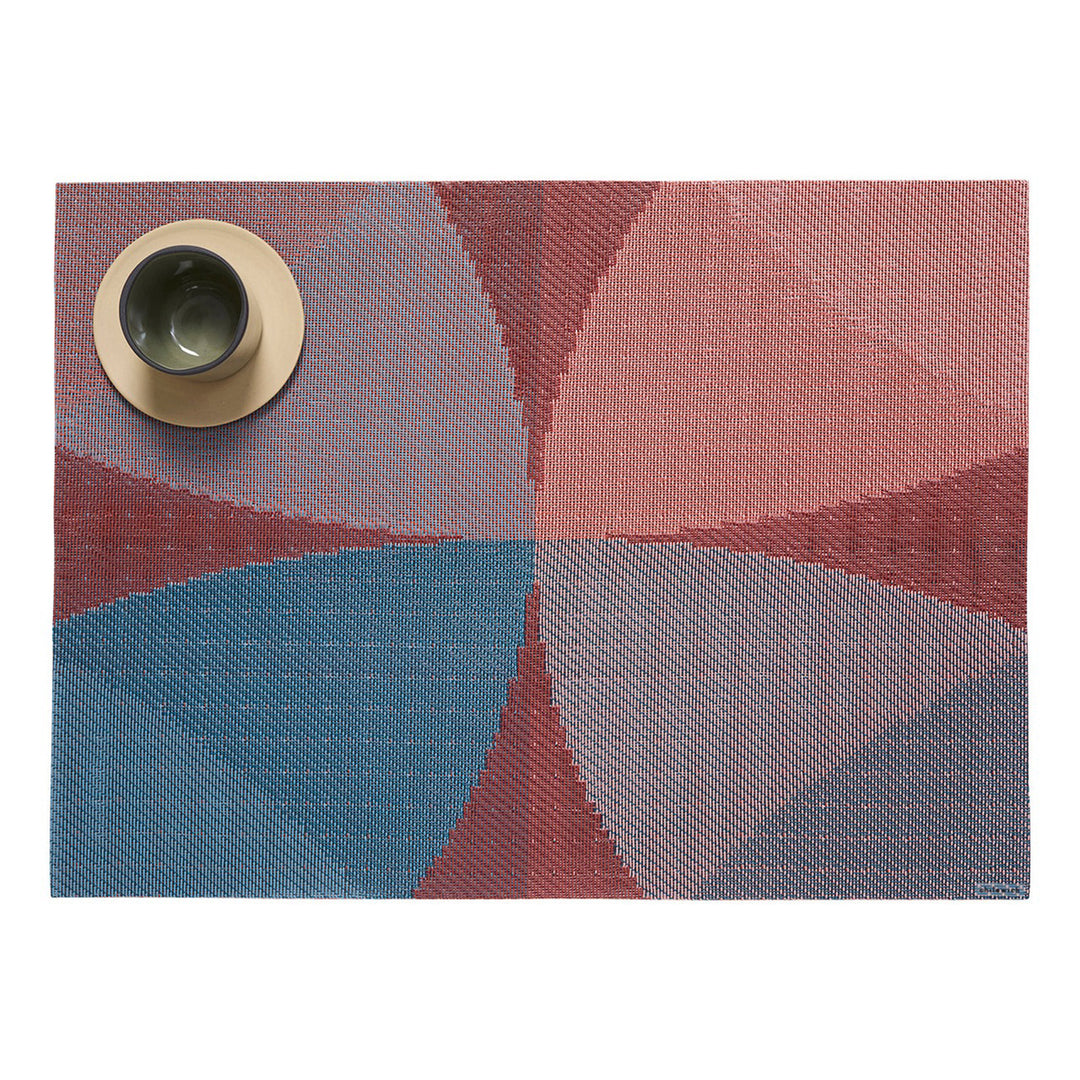 chilewich | placemat rectangle | canopy raspberry