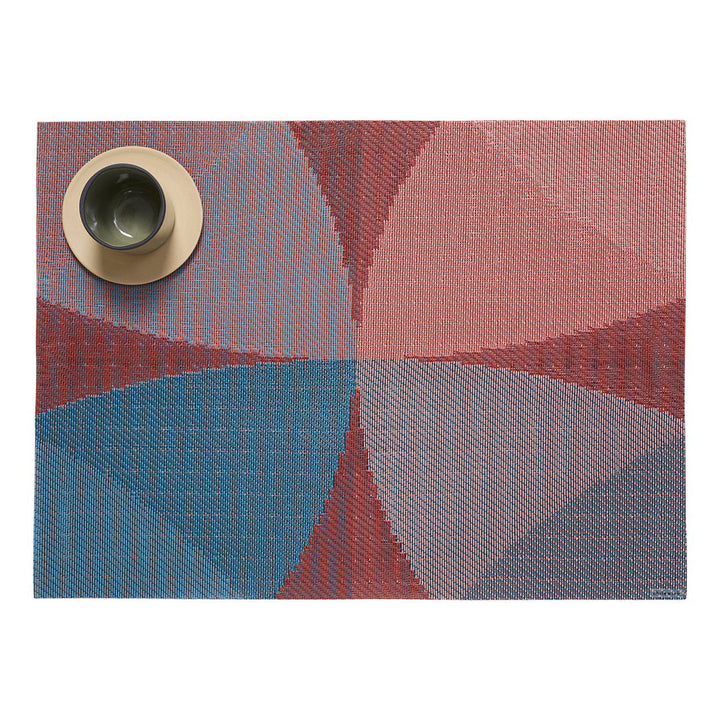 chilewich | placemat rectangle | canopy raspberry