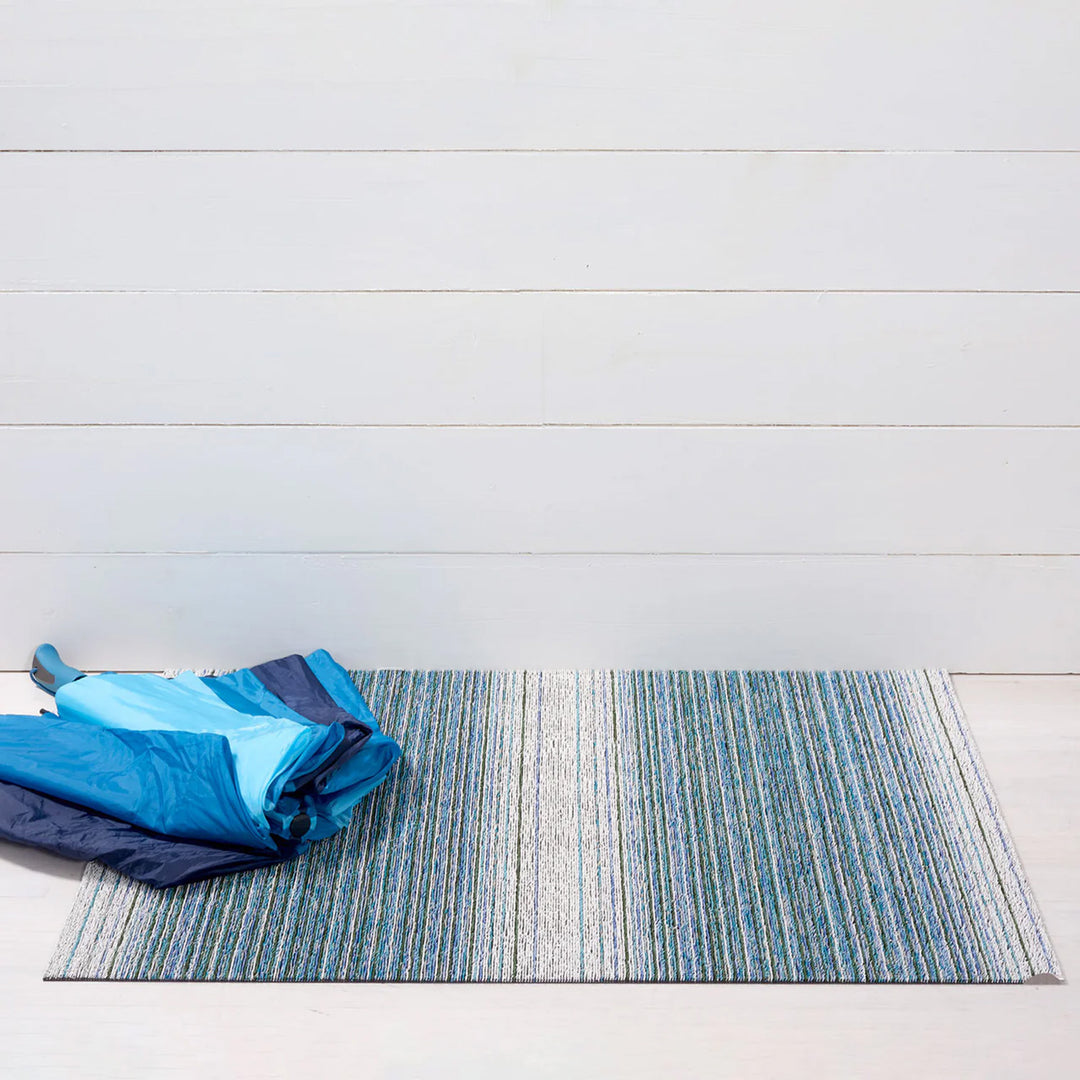chilewich | shag utility doormat 61x91cm (24x36") | fade lagoon