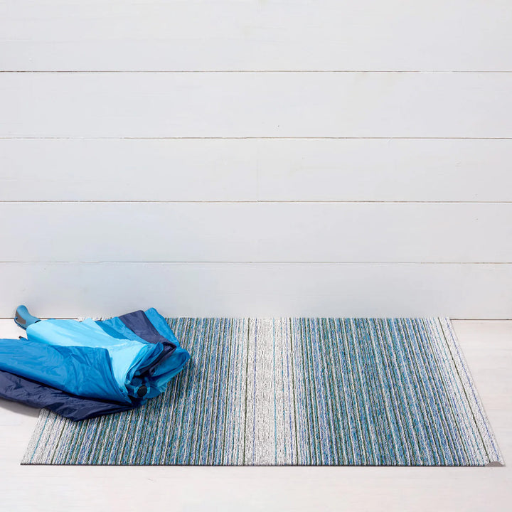 chilewich | shag utility doormat 61x91cm (24x36") | fade lagoon