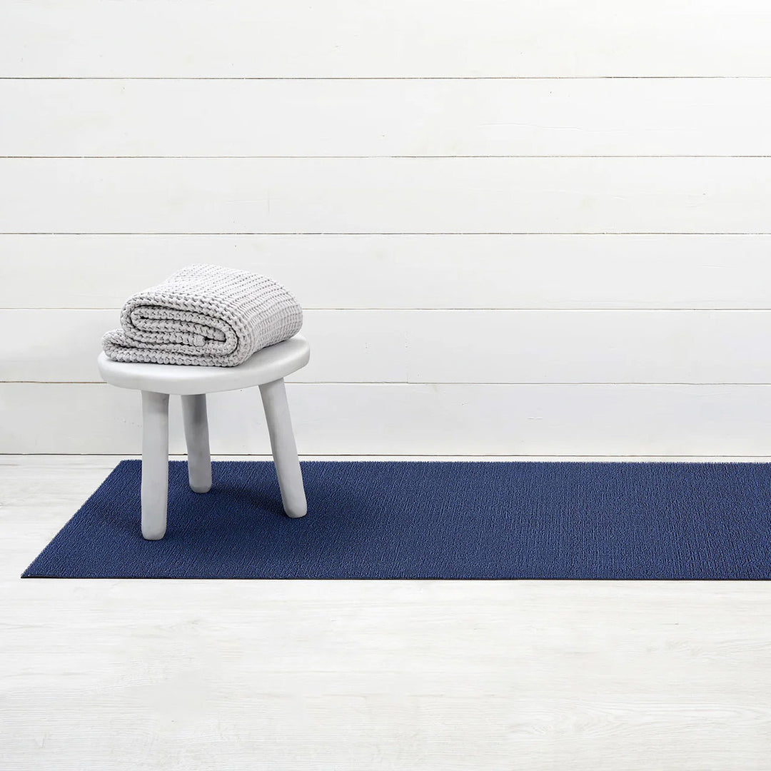 chilewich | shag runner mat 61x183cm (24x72") | solid indigo