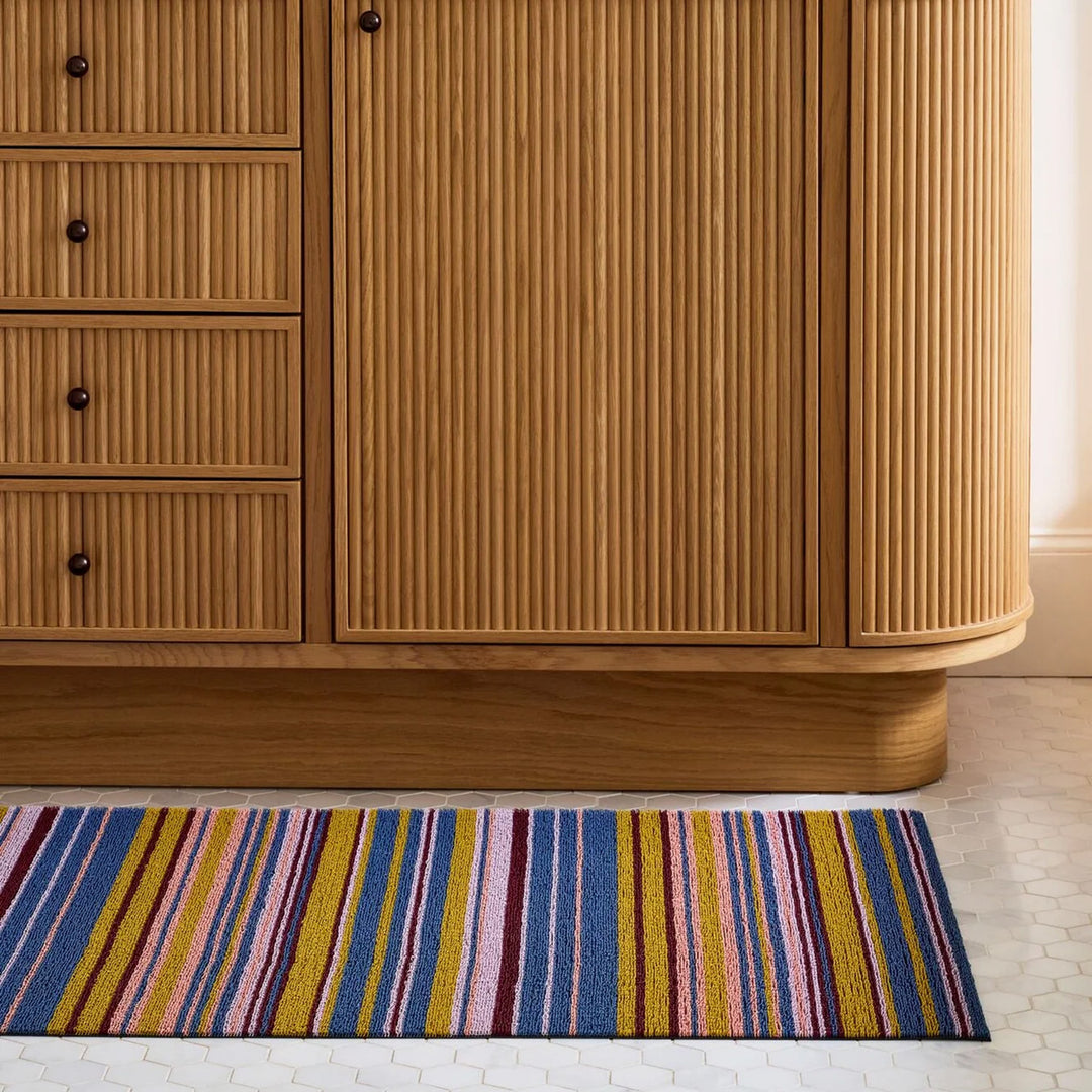 chilewich | shag runner 61x183cm (24x72") | echo stripe dusk