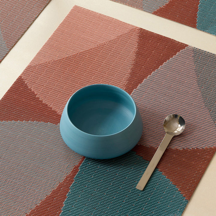 chilewich | placemat rectangle | canopy raspberry
