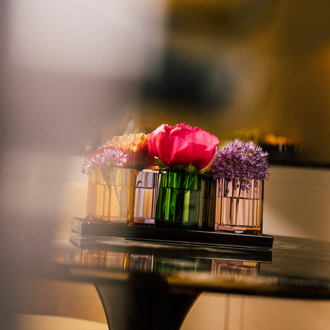 decor walther | KRISTALL series | crystal tumbler | english green