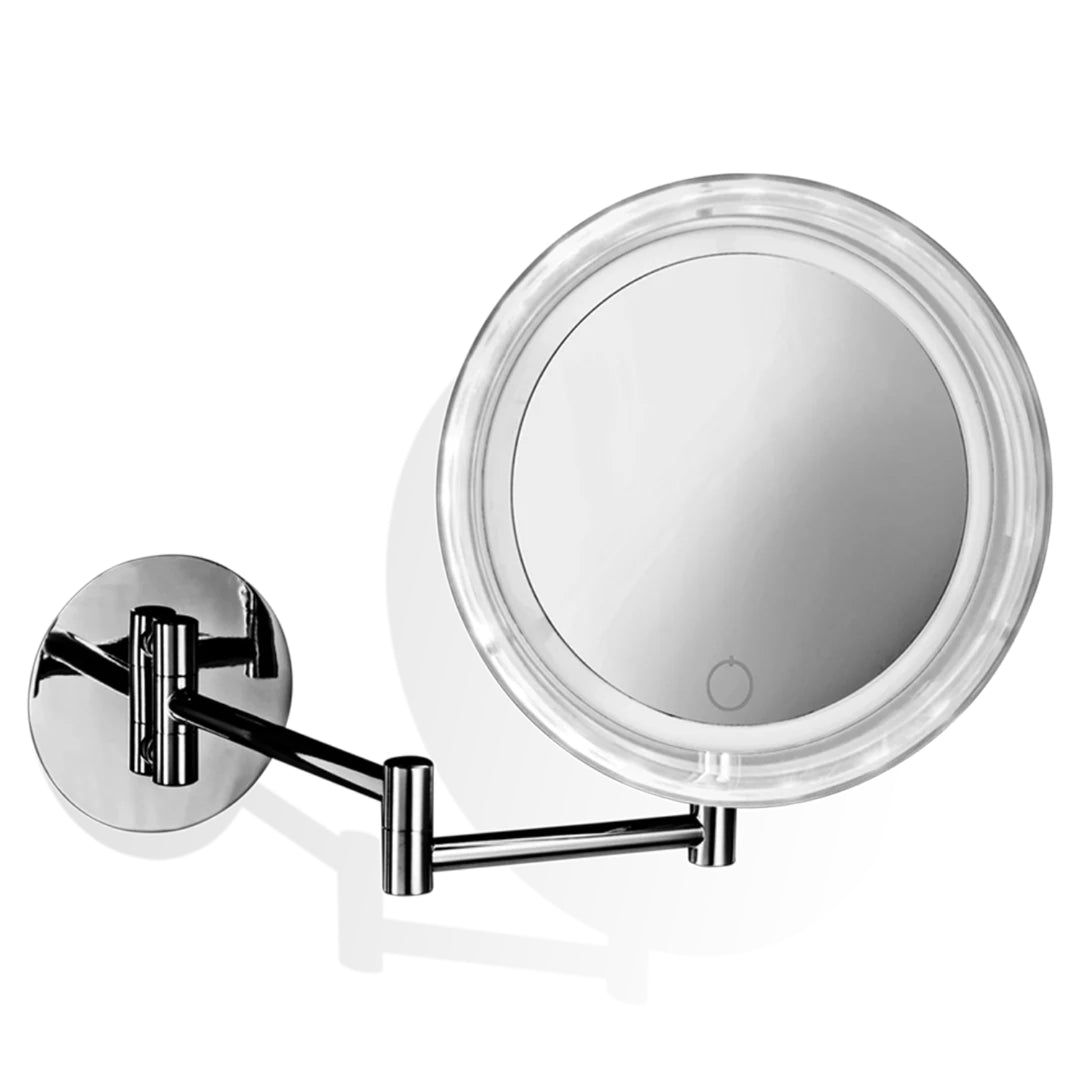 decor walther | BASIC series | illuminated wall mounted mirror | chrome 5x magnification - SO