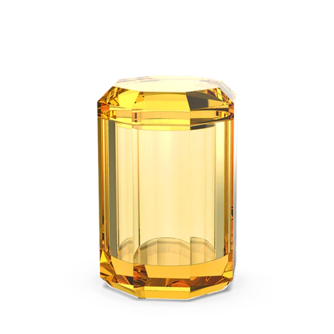 decor walther | KRISTALL collection | multi-purpose box with lid | amber