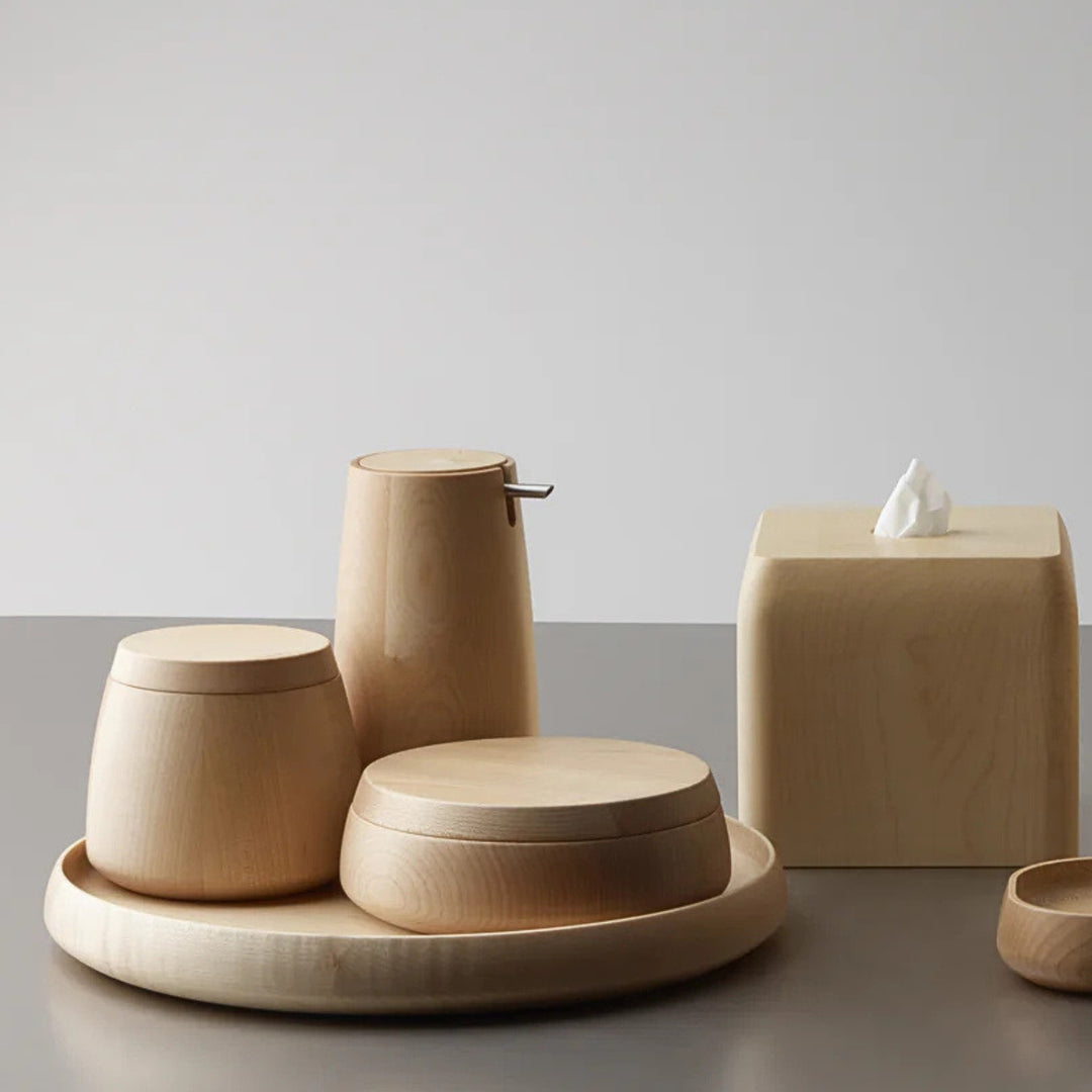 decor walther | ONYO DMD M collection | jar with lid natural maple