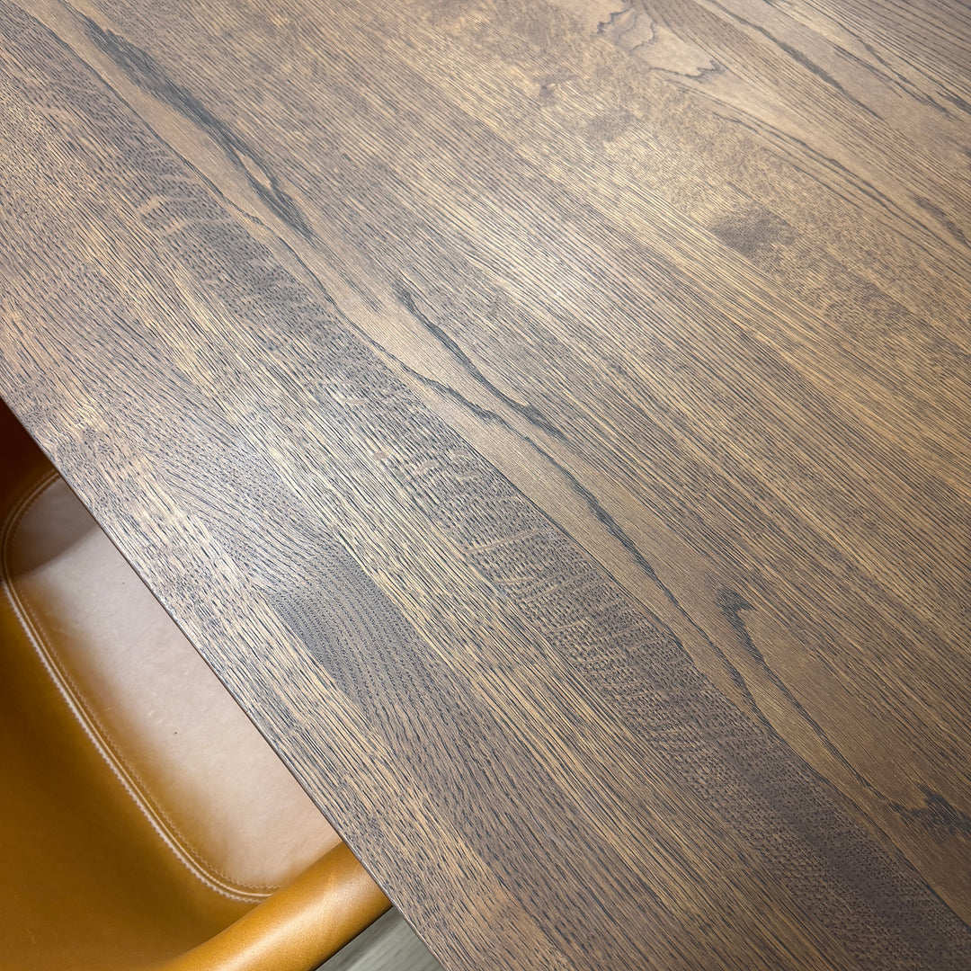 muuto | 70/70 table | solid smoked oak + black base 225x90cm - EX DISPLAY