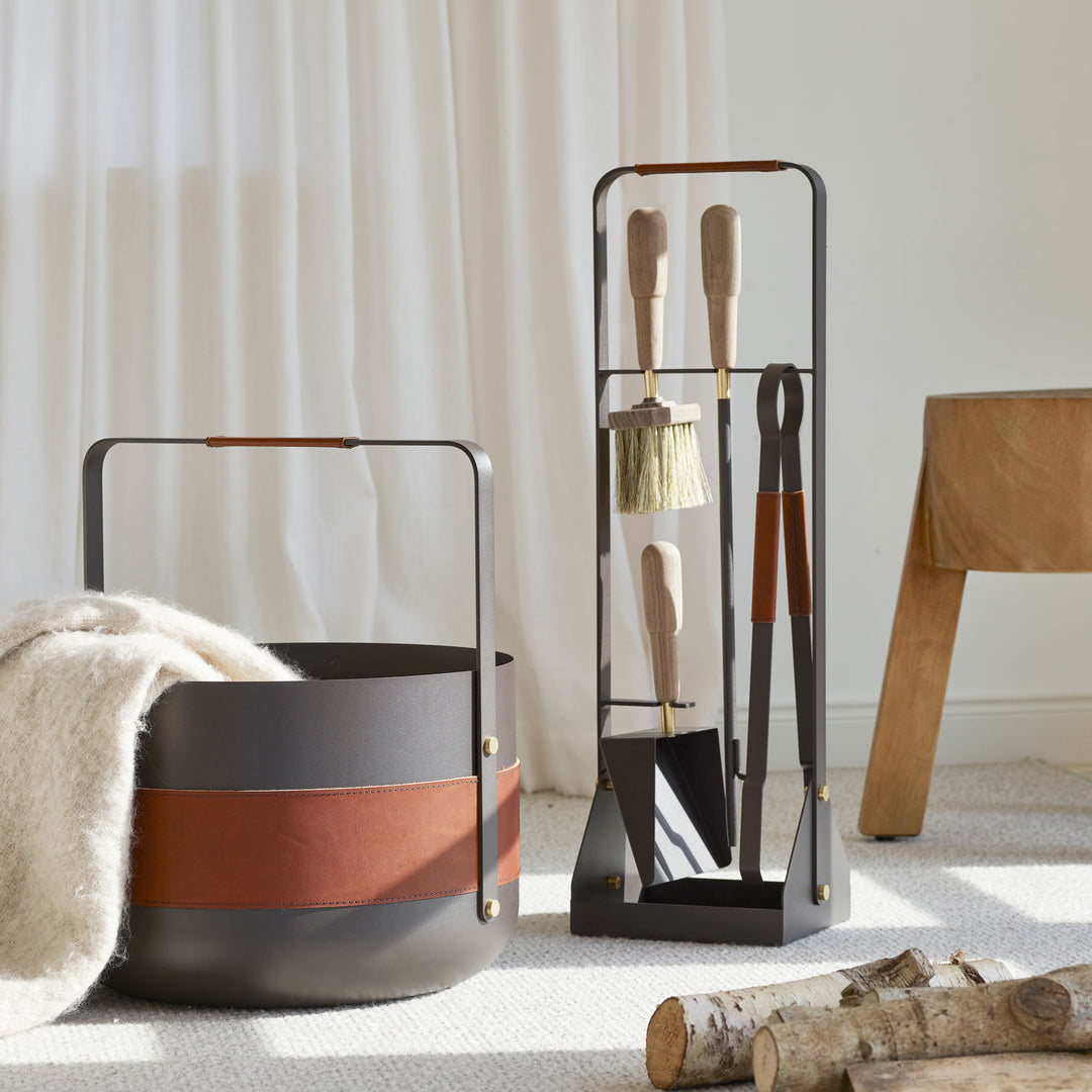 eldvarm | emma wood basket | havane