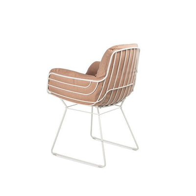 freifrau | leyasol outdoor armchair high | lopi beldi + white frame