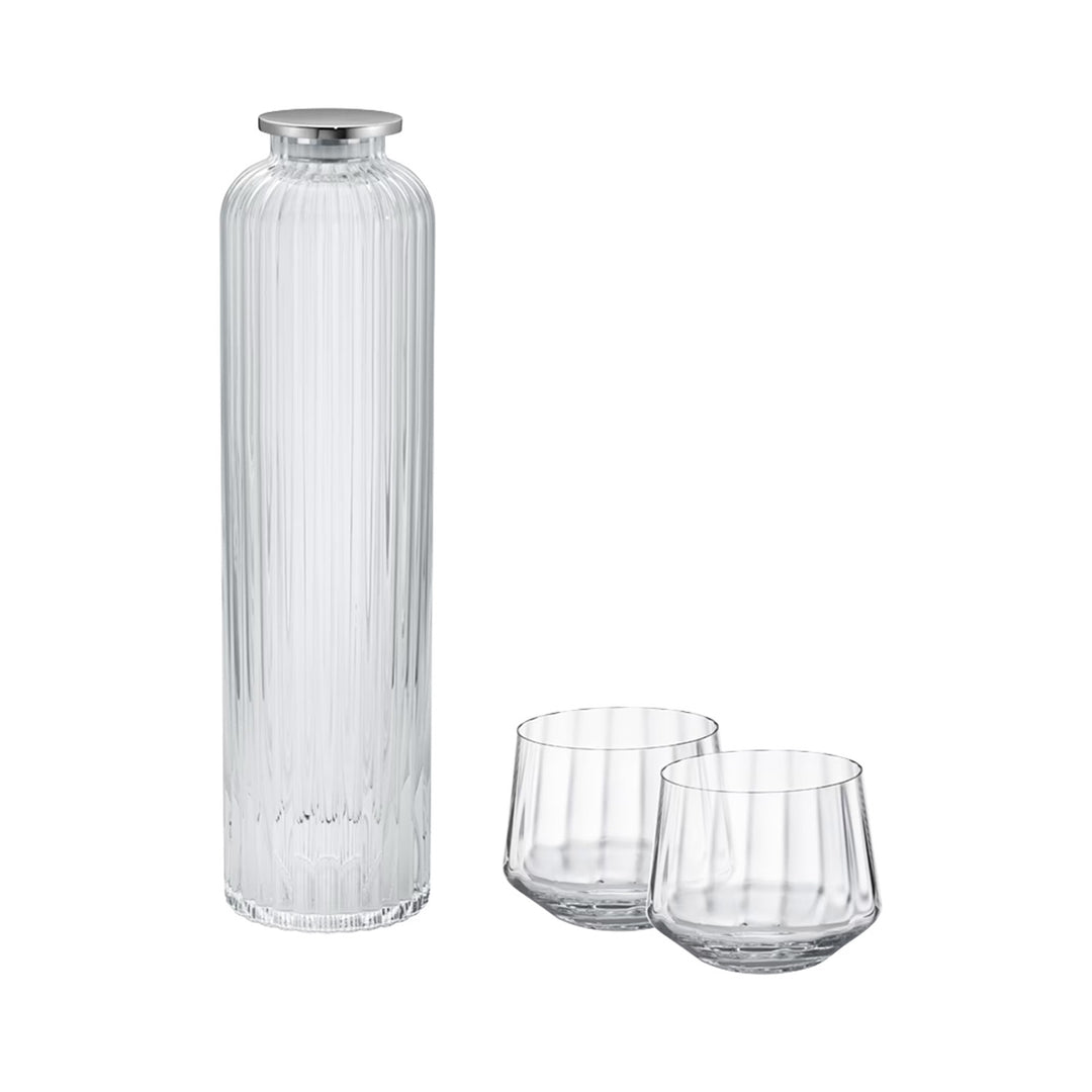 georg jensen | bernadotte carafe with lid + low tumbler |  2pcs bundle