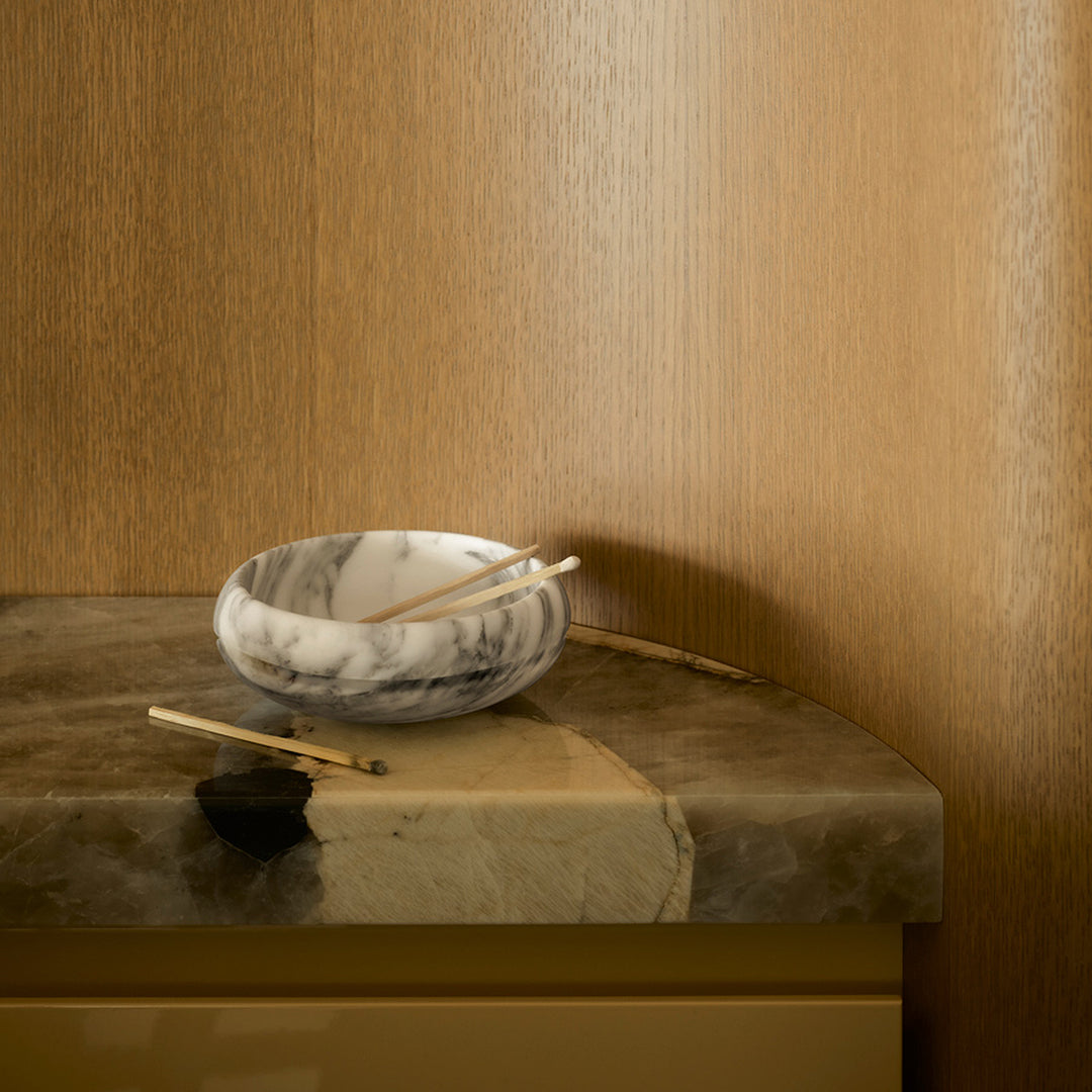 greg natale | OPERETTA | piccolo marble bowl | arabescato