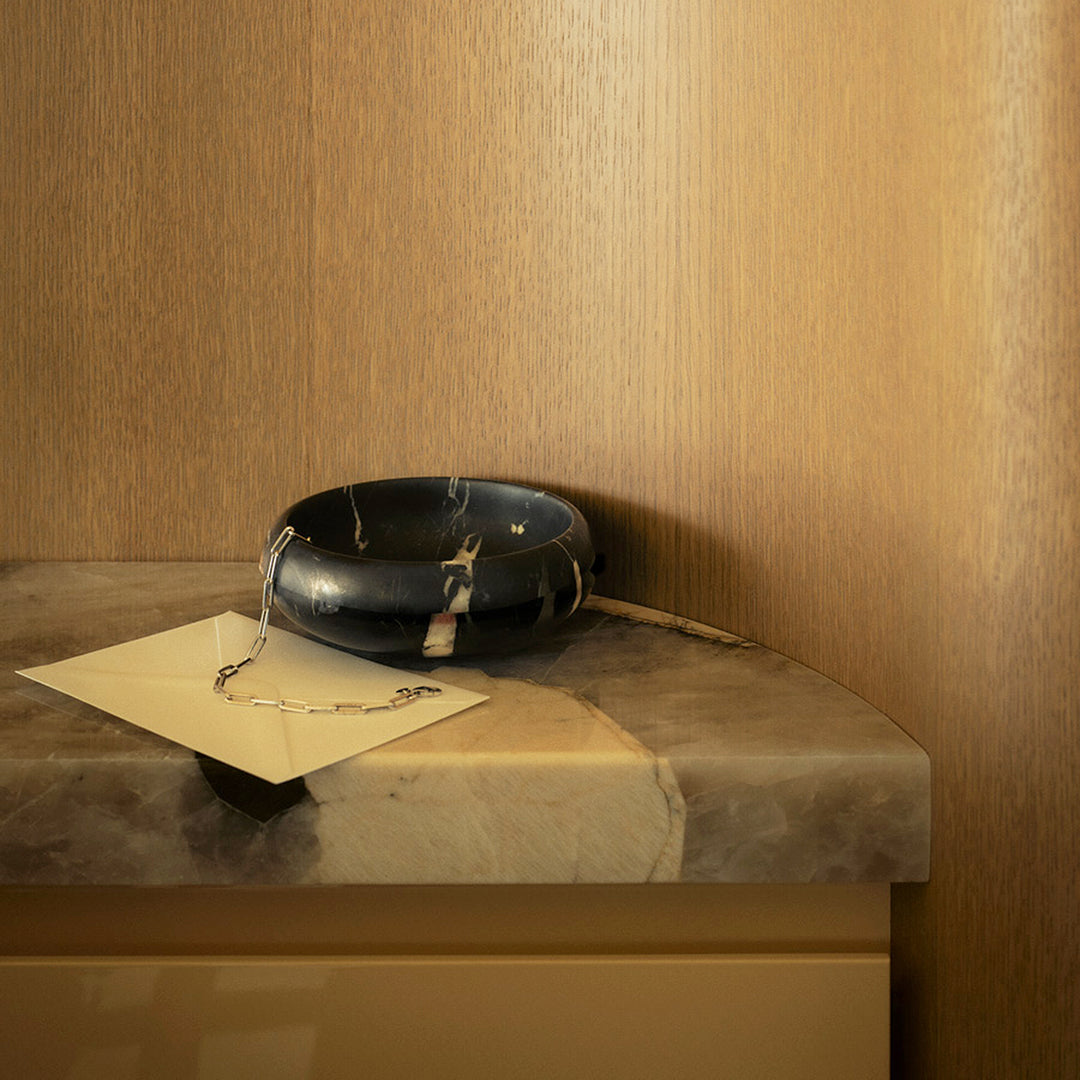 greg natale | OPERETTA | piccolo marble bowl | nero