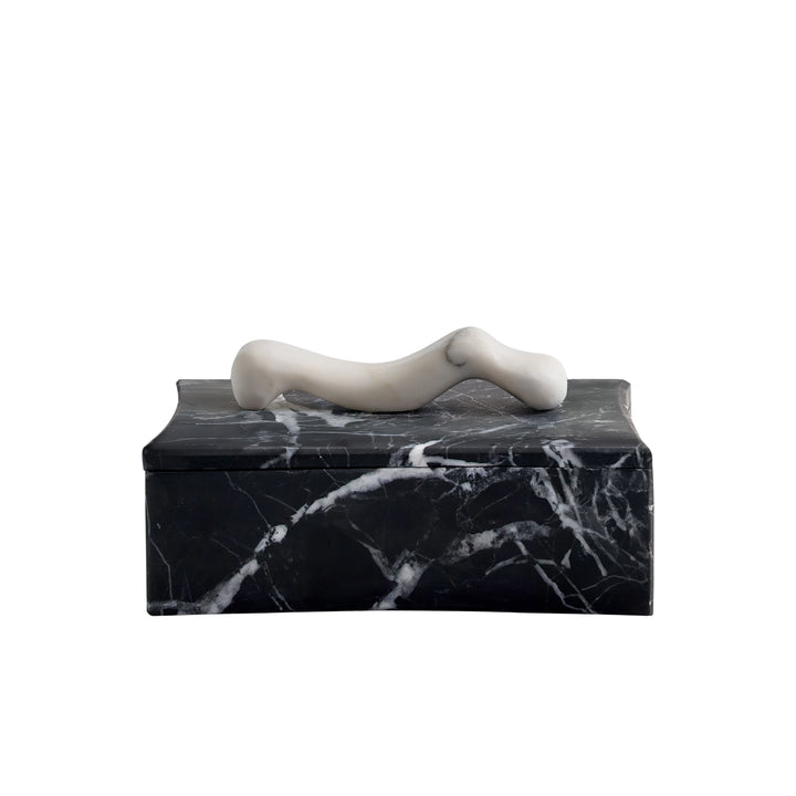 greg natale | stella box | nero + arabescato