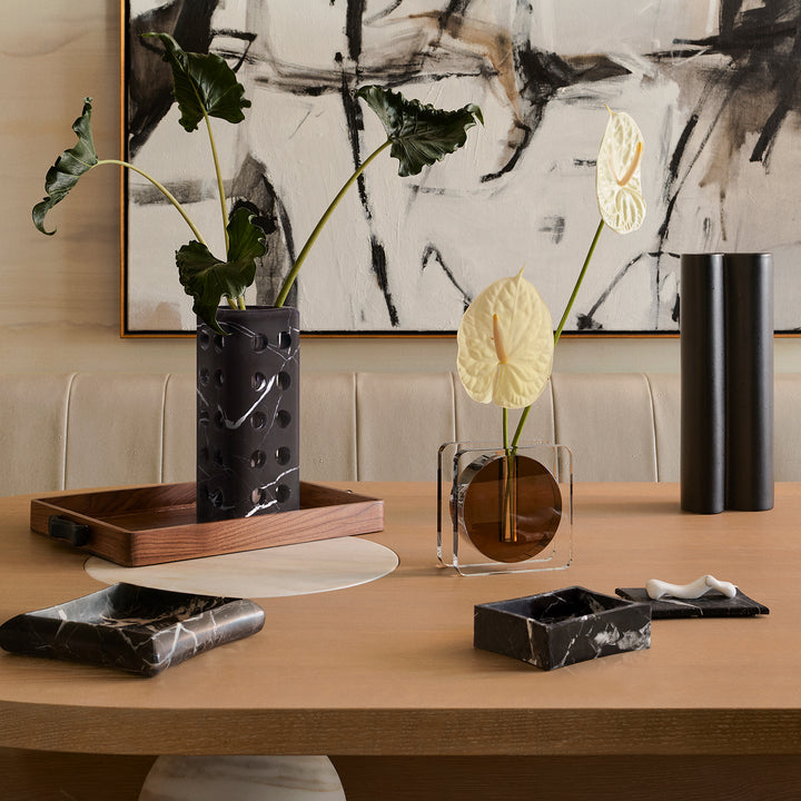 greg natale | stella box | nero + arabescato