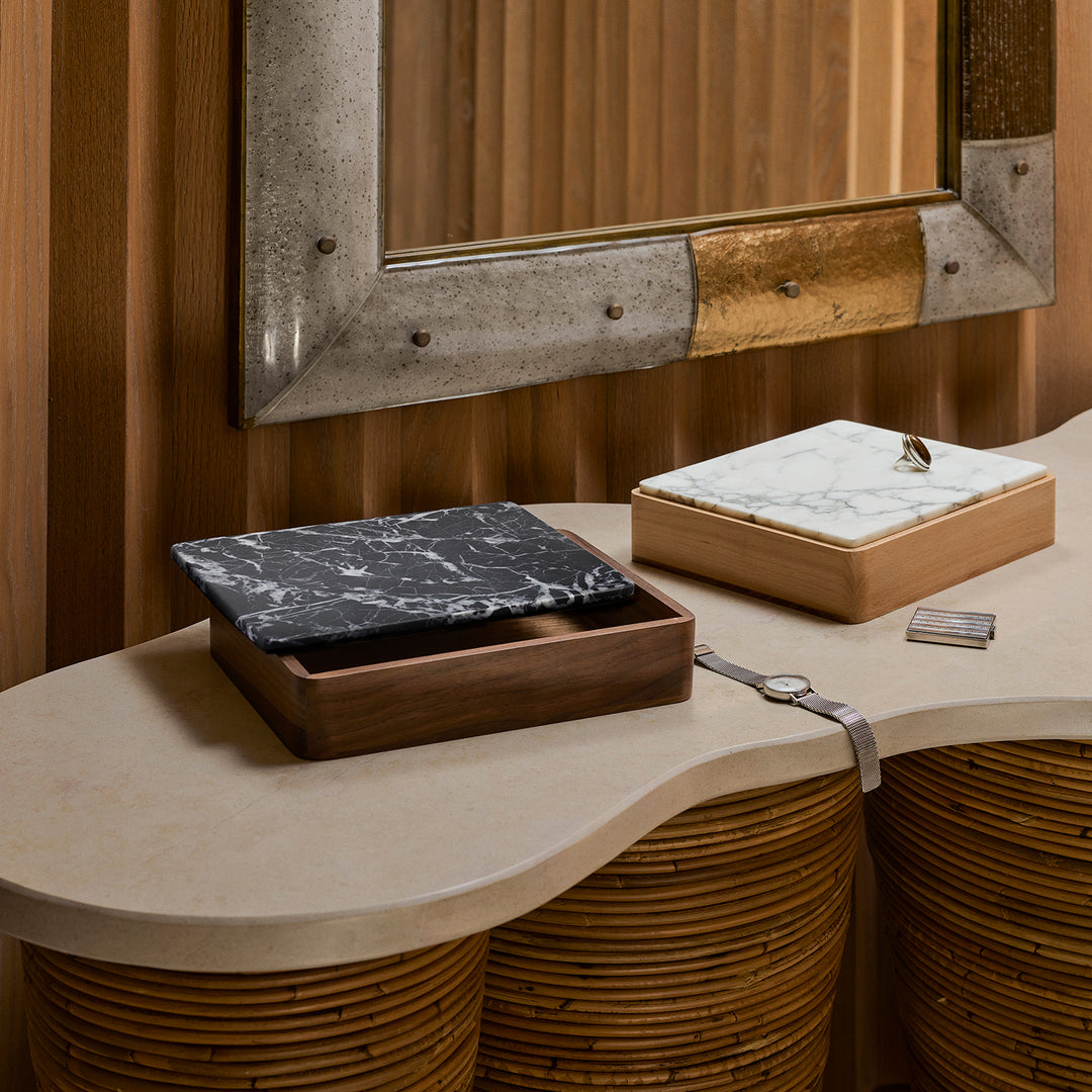 greg natale | terreno box | beech + arabescato