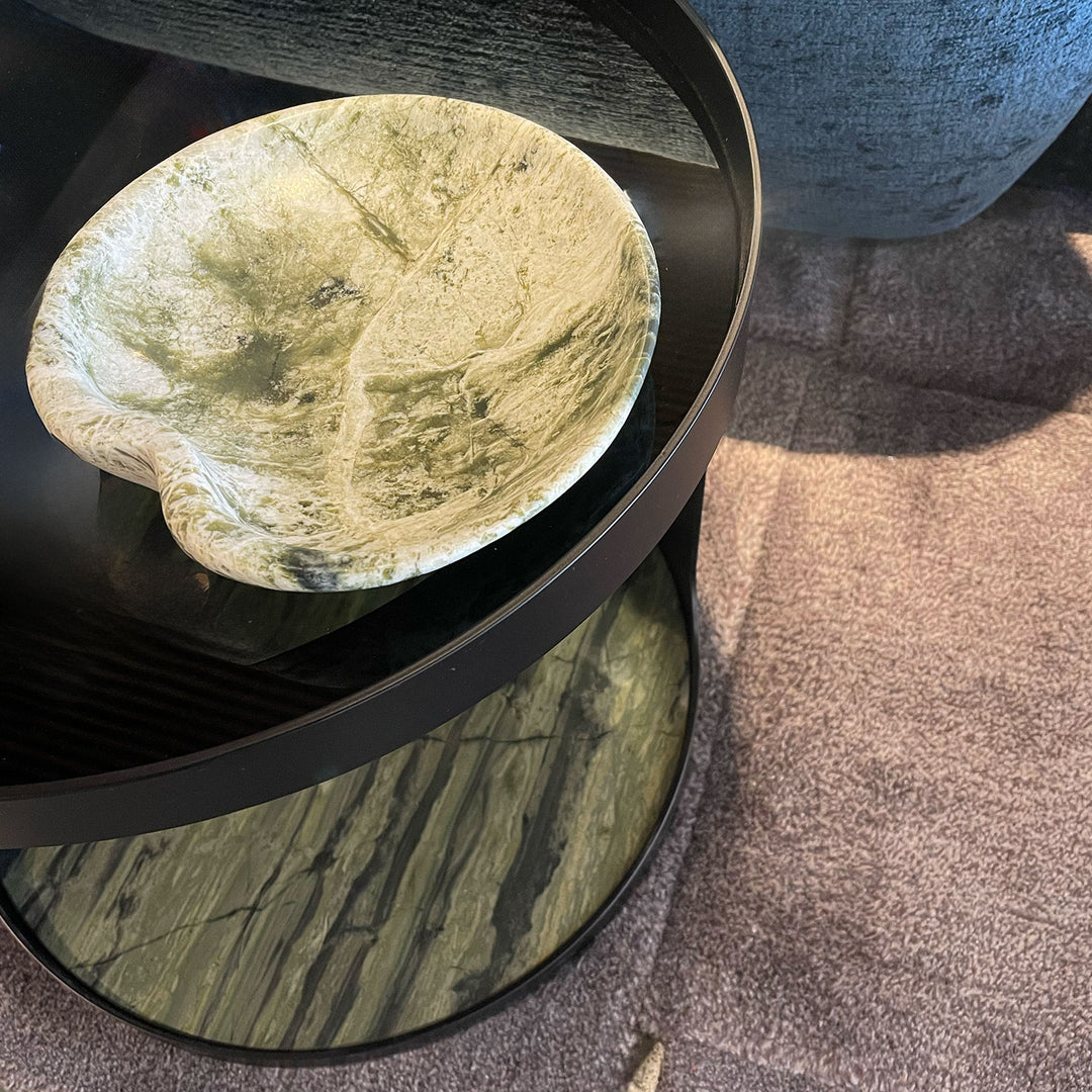 greg natale | lily bowl | irish green marble