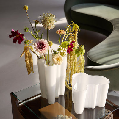 iittala | aalto savoy vase | white 9.5cm