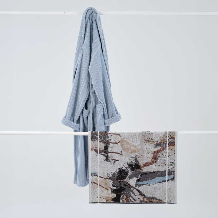 innate collection | shale bath robe - river