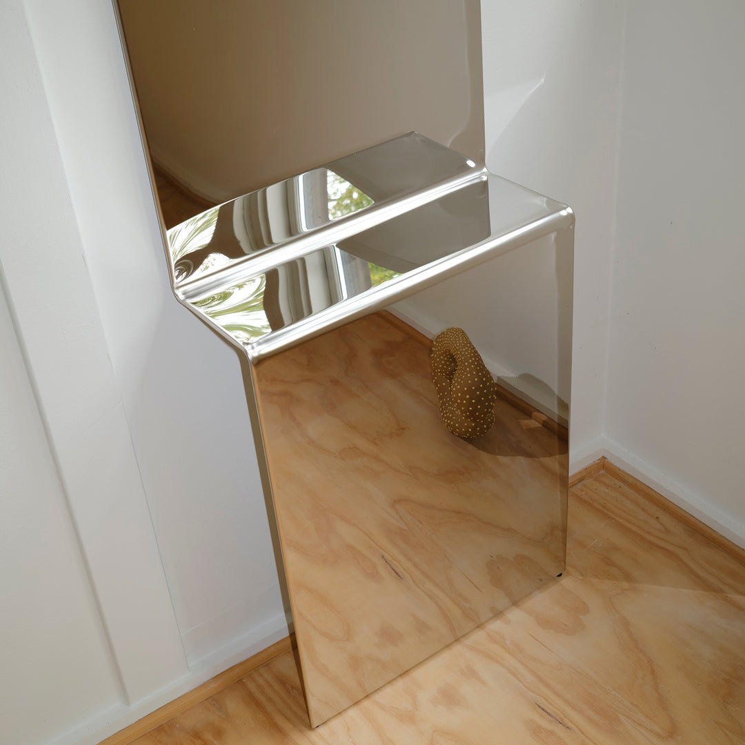 muuto | pleat mirror | polished stainless steel
