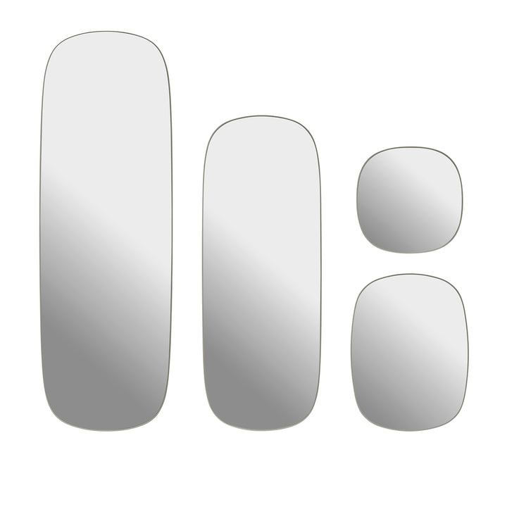 muuto | framed mirror | taupe + clear | XL - 150 x 50cm