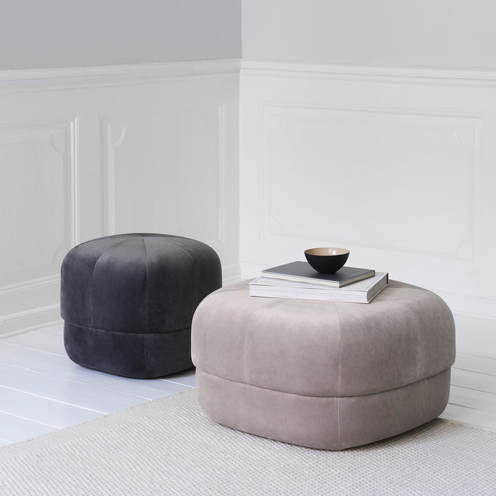 normann copenhagen | circus pouf | beige grey large