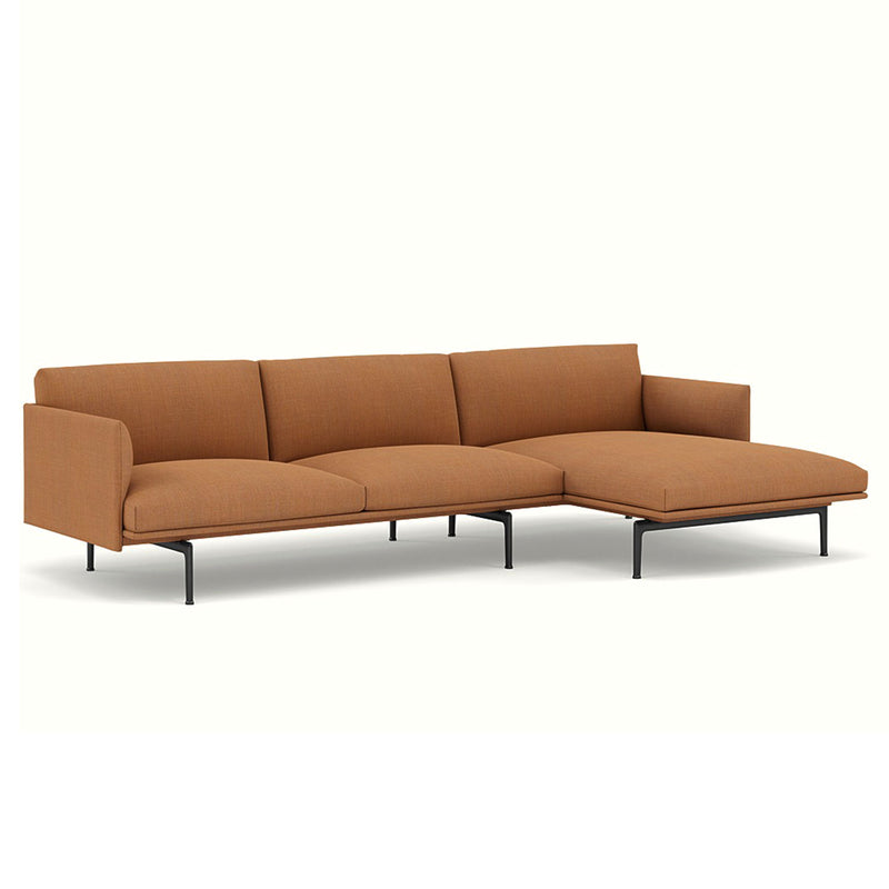 muuto | outline chaise lounge sofa right | remix 443