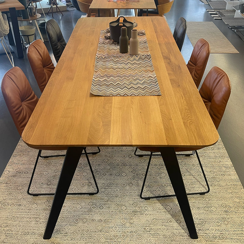 puik | fold table | solid oak + black base 240cm - EX DISPLAY