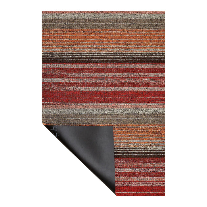 chilewich | shag utility 61x91cm (24x36") | pop stripe paprika