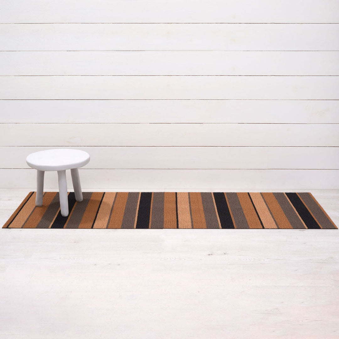 chilewich | shag runner mat 61x183cm (24x36") | bolt stripe honey
