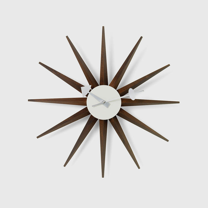 vitra | sunburst clock | walnut